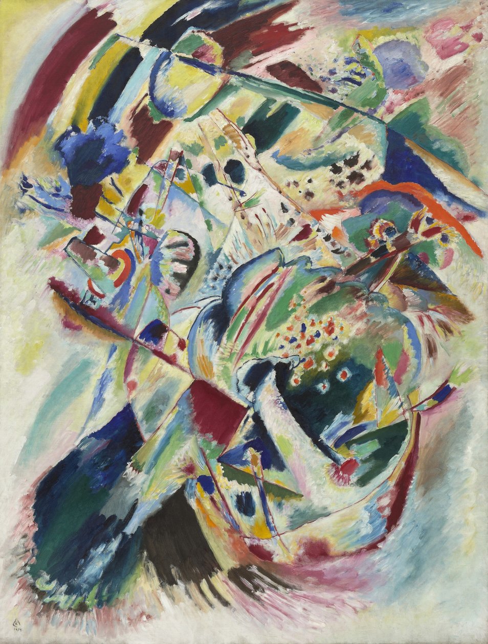 Panel for Edwin R. Campbell No. 4, 1914 by Wassily Kandinsky