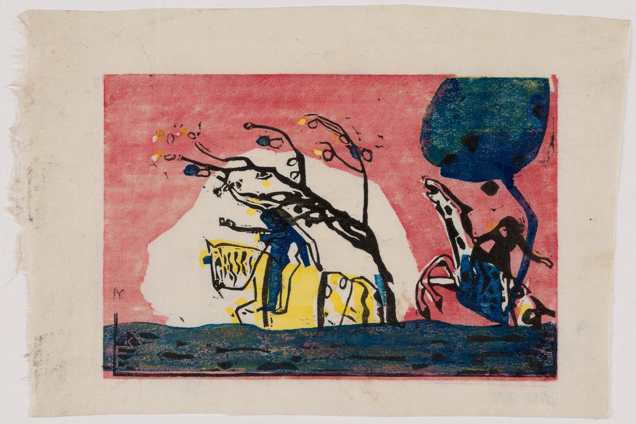 Sounds S.1 (Rider and Rider) by Wassily Kandinsky