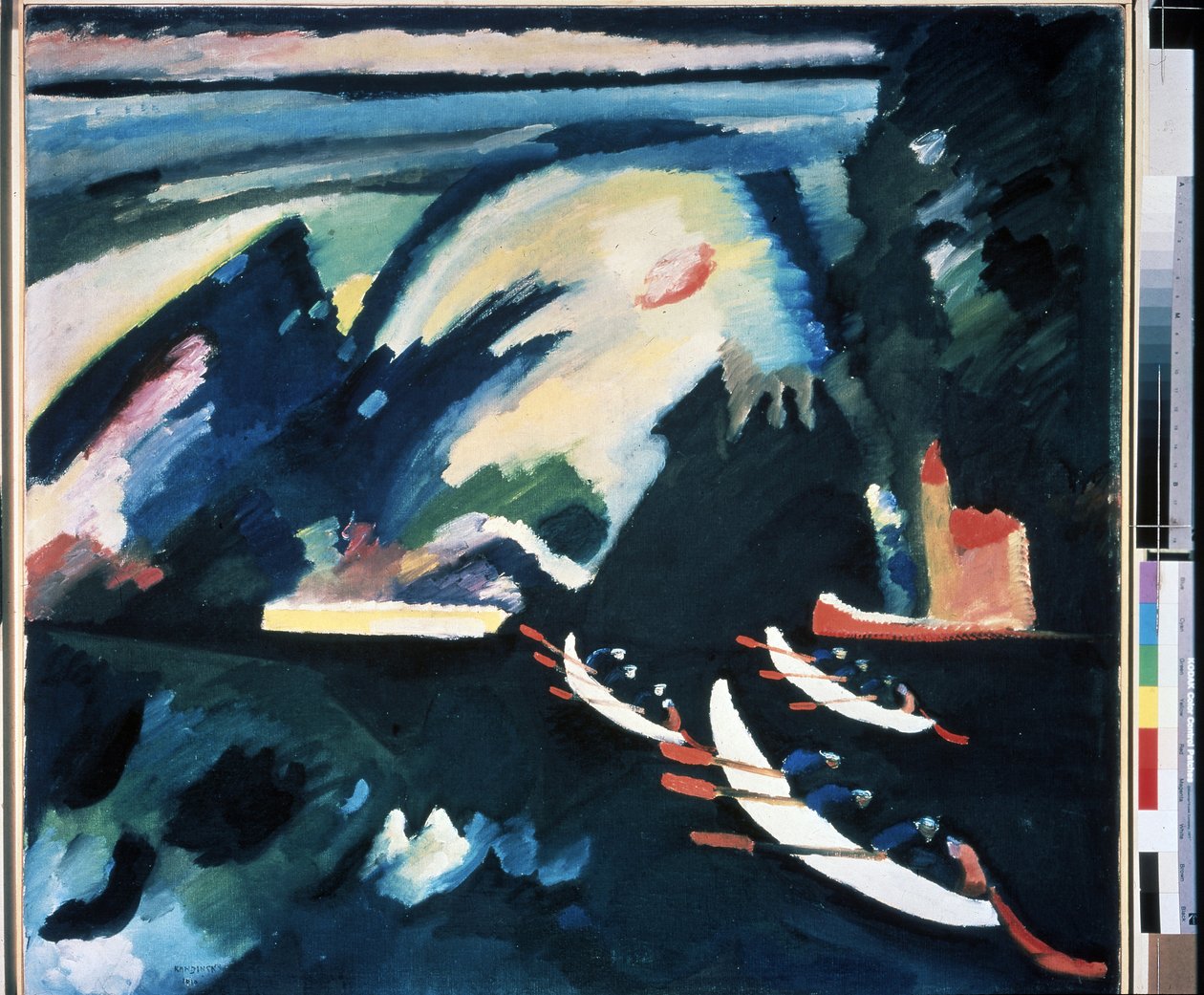 The Lake by Vassily Kandinsky by Wassily Kandinsky