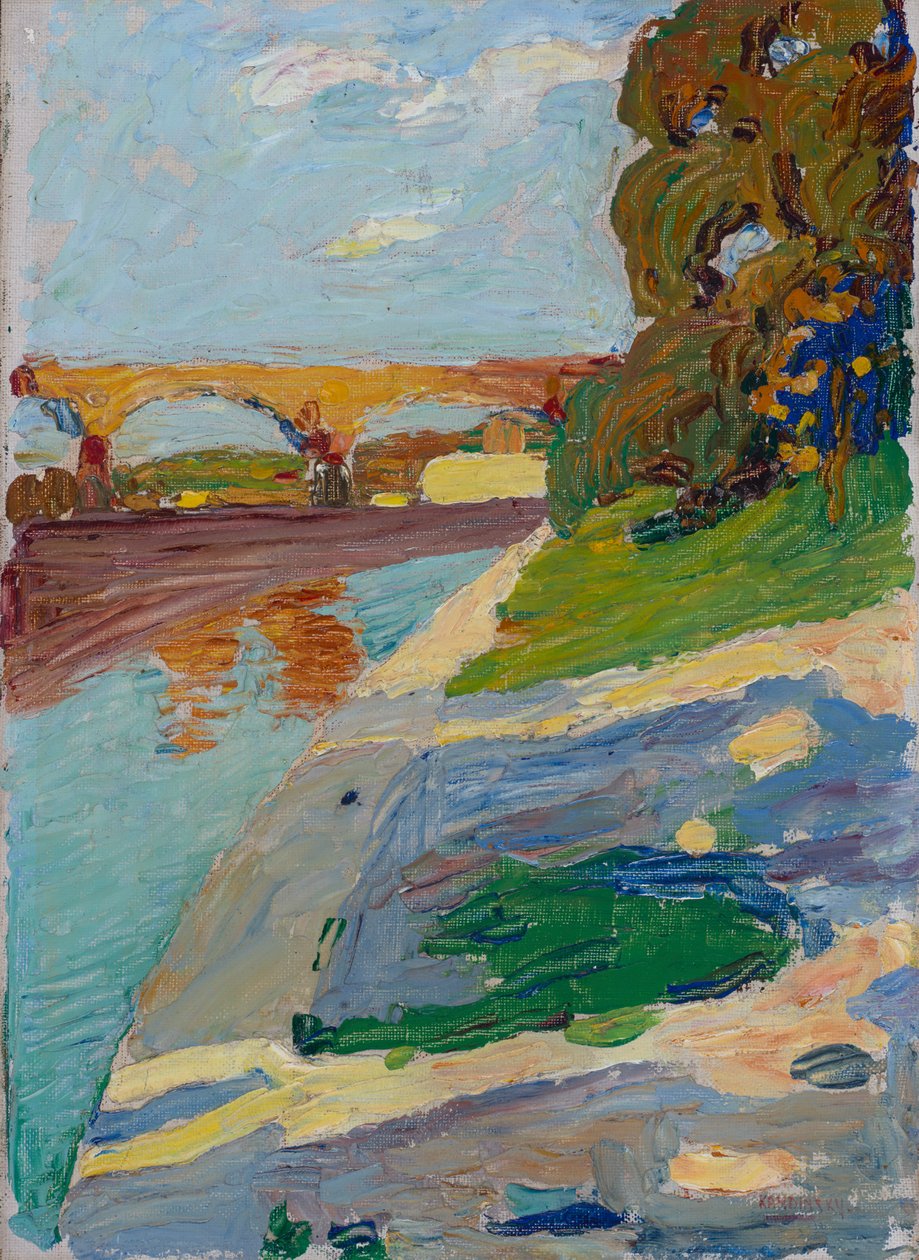Munich – The Isar by Wassily Kandinsky