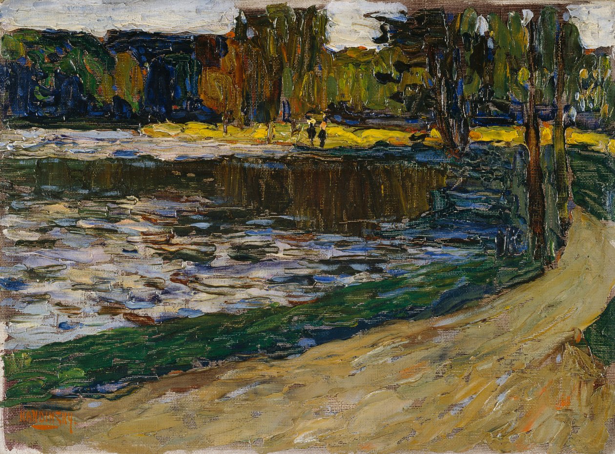 Munich – English Garden by Wassily Kandinsky