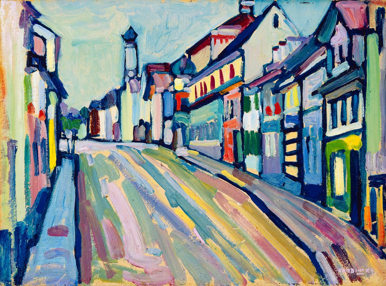 Murnau - Lower Market Street by Wassily Kandinsky