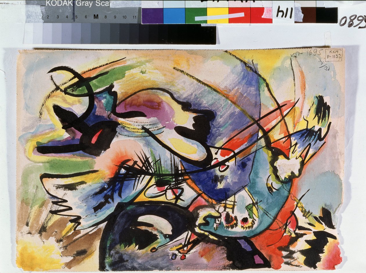 Red and Black by Wassily Kandinsky