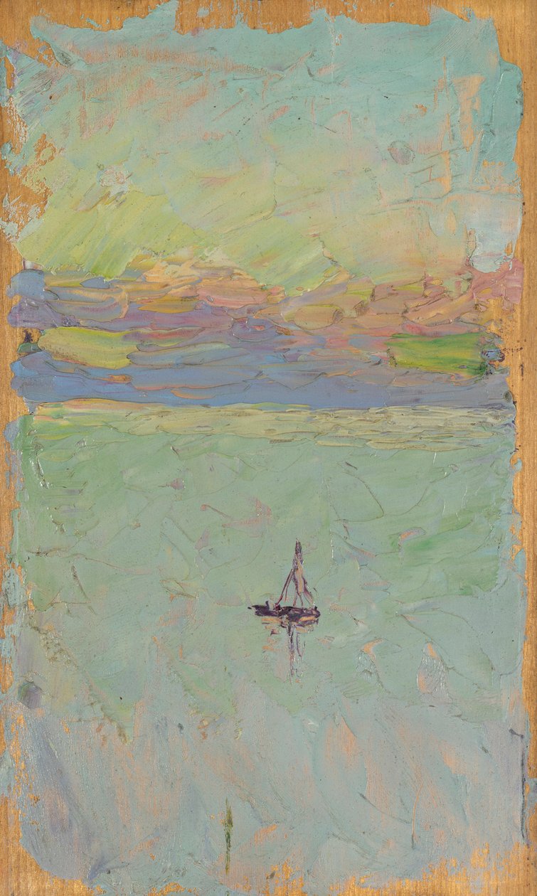 Sailboat on the Sea by Wassily Kandinsky