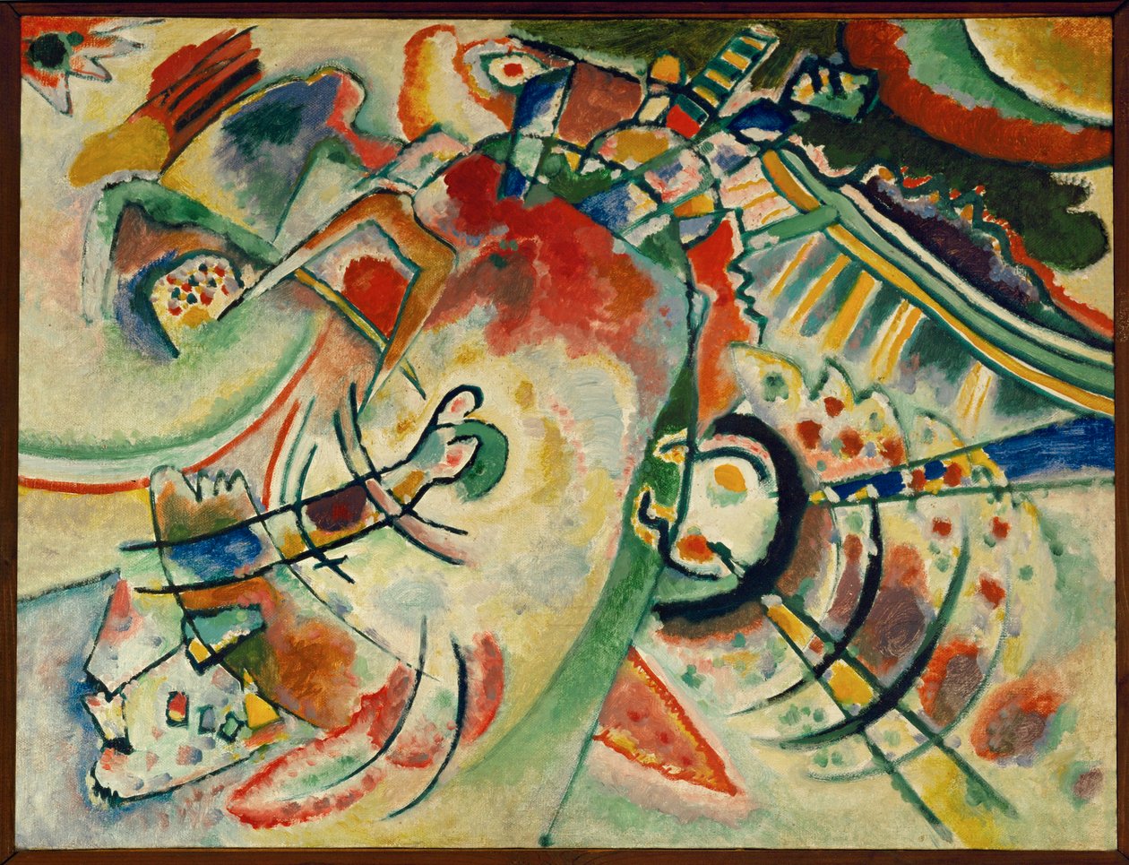 The Naive by Wassily Kandinsky