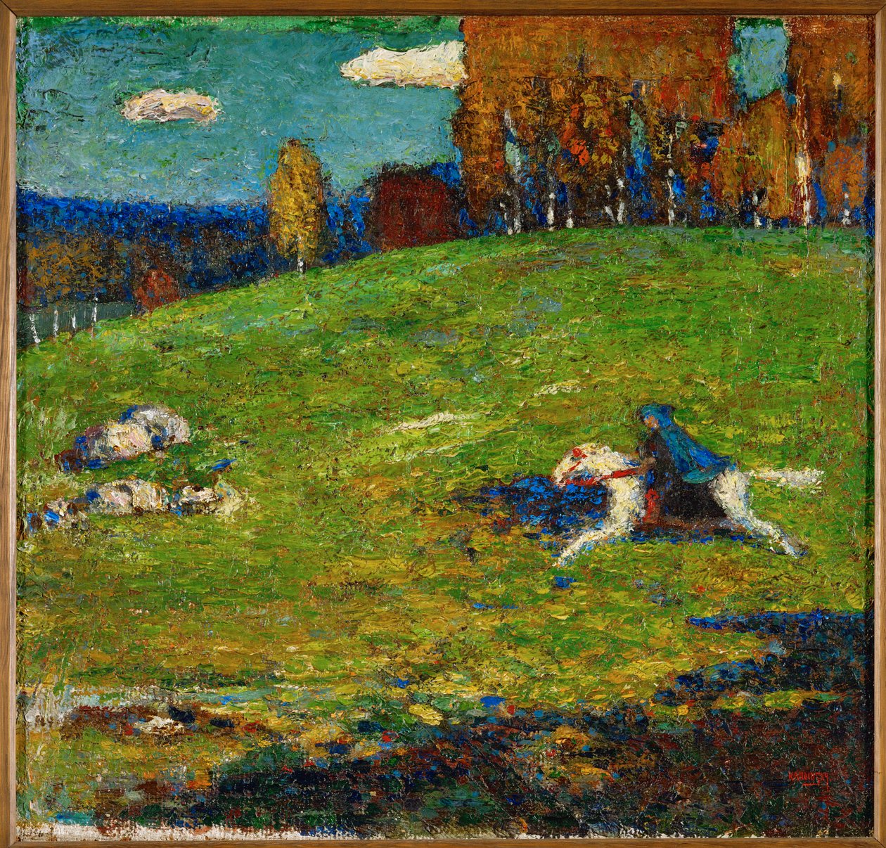 The Blue Rider by Wassily Kandinsky