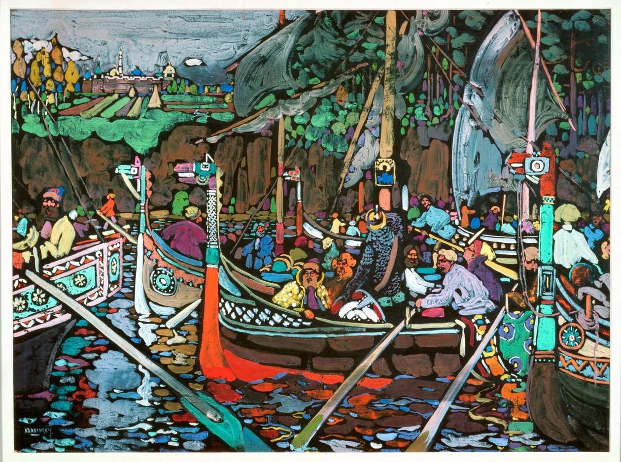 The Song of the Volga by Wassily Kandinsky