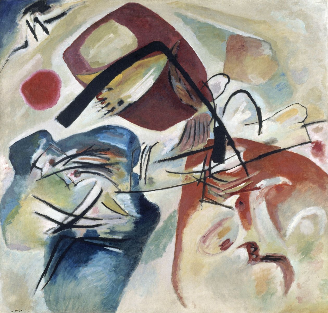 With the Black Arch by Wassily Kandinsky
