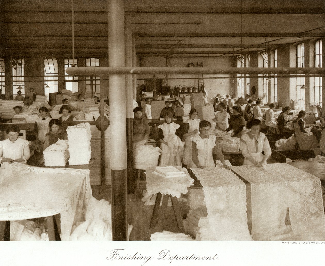 Thomas Adams Lace Factory, Nottingham, Nottinghamshire by Waterlow Bros and Layton Ltd
