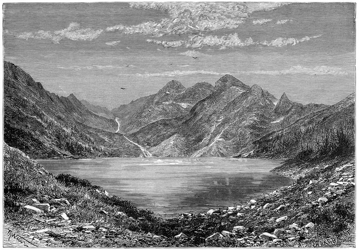 The Fish Lake, Switzerland by Weber