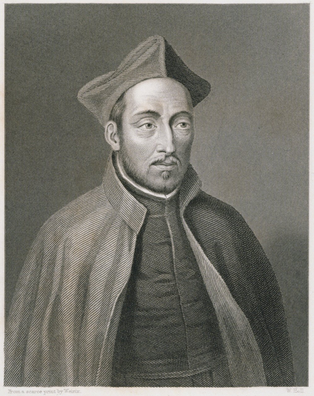 Ignatius de Loyola, engraved by W. Holl, from World Religion, published by A. Fullarton & Co. by Weirix