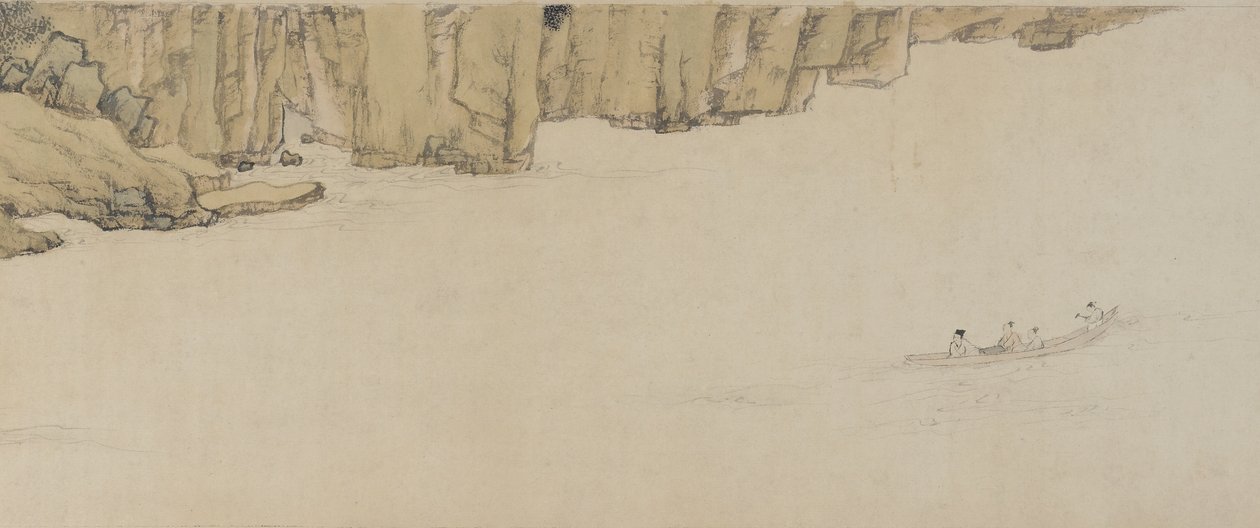 Boating under the Red Cliff, Ming Dynasty, 1552 by Wen Zhengming