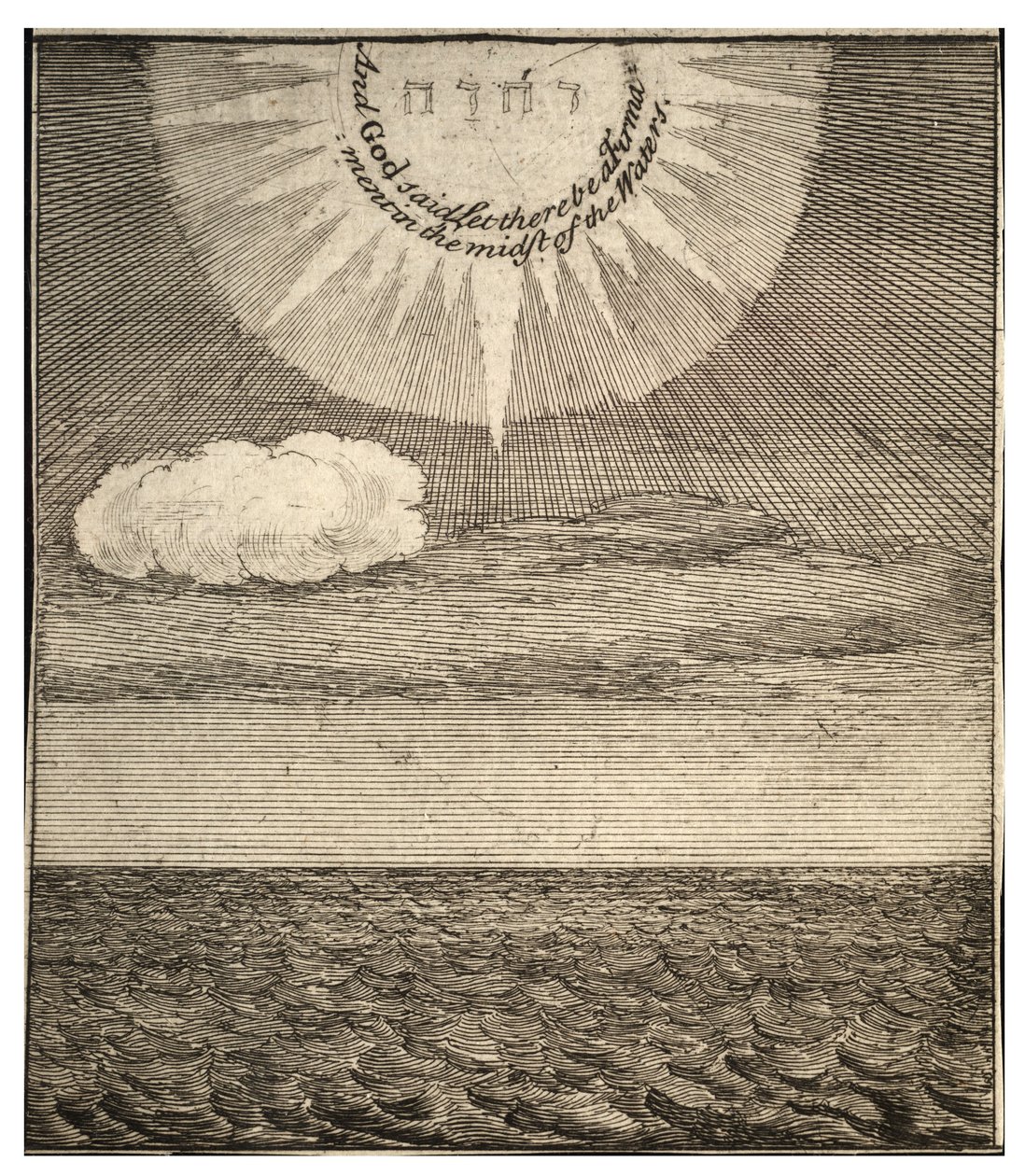 Creation of the Firmament (State 2) by Wenceslaus Hollar