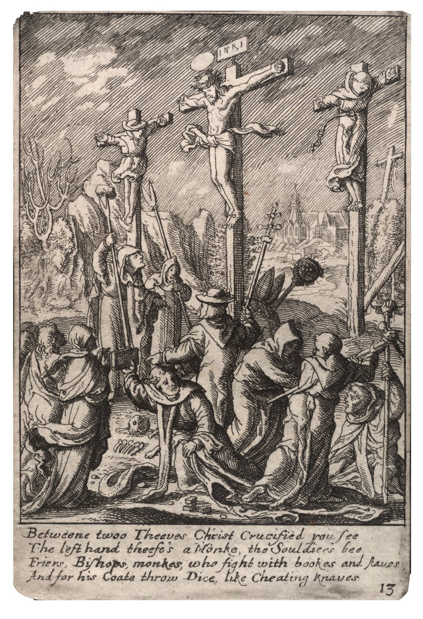 Crucifixion by Wenceslaus Hollar