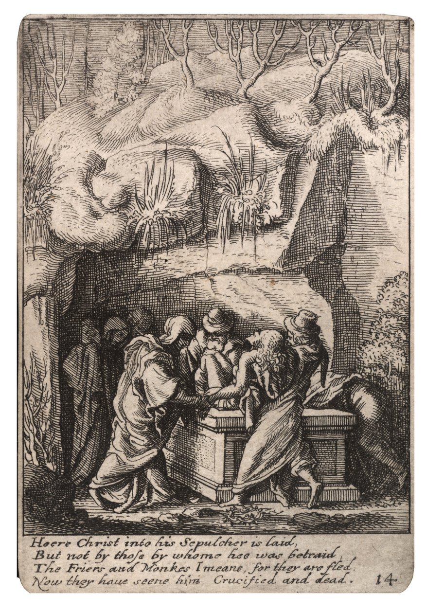 Entombment by Wenceslaus Hollar