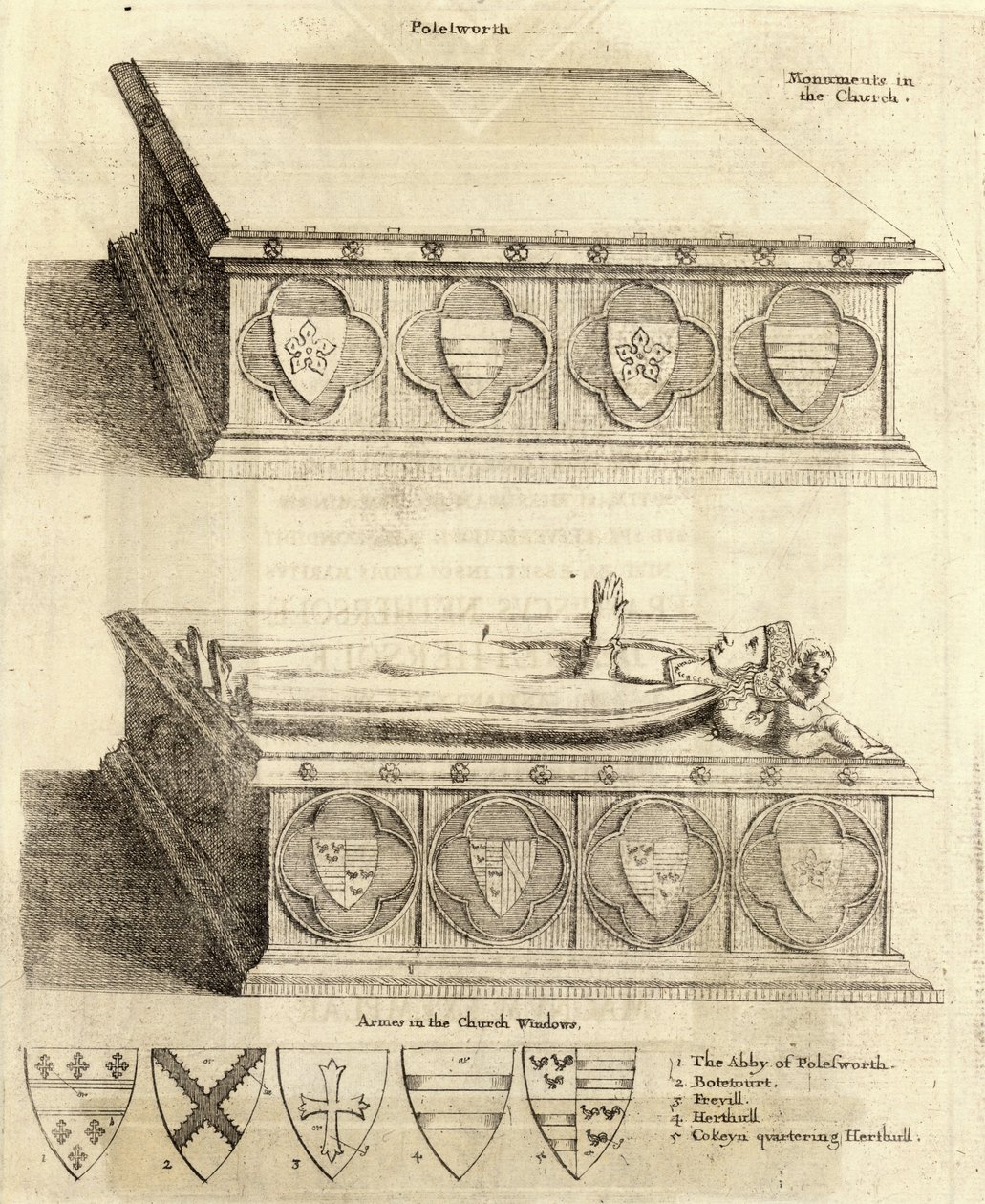 Herhull Family (Monument) by Wenceslaus Hollar