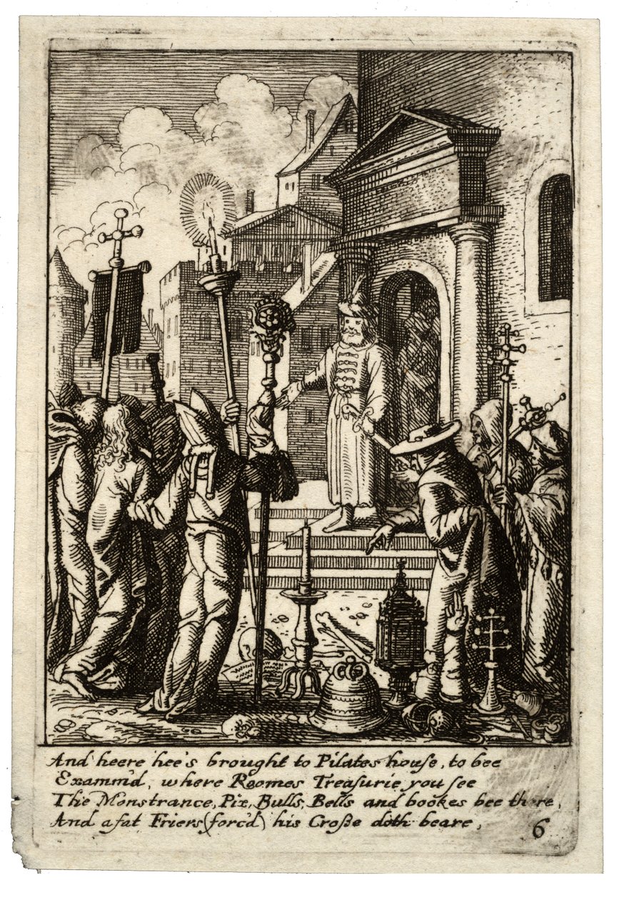 Jesus before Pilate by Wenceslaus Hollar