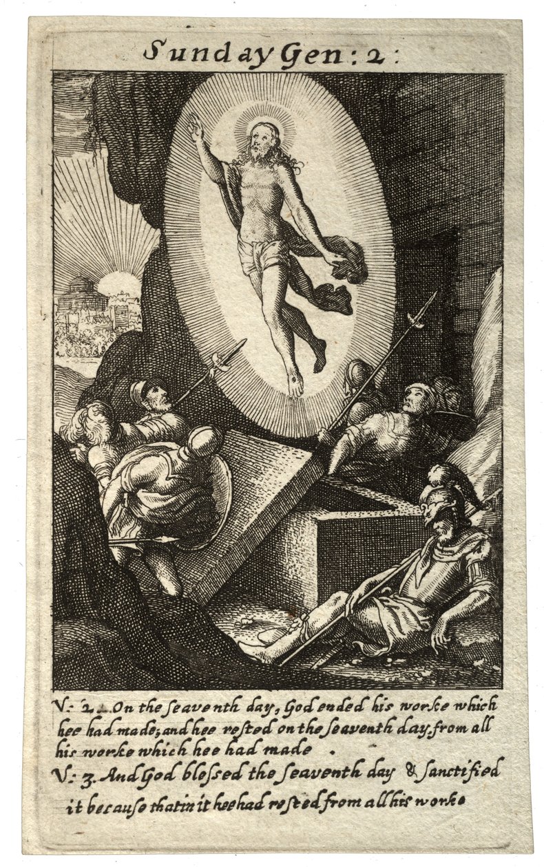 Sunday (State 1) by Wenceslaus Hollar