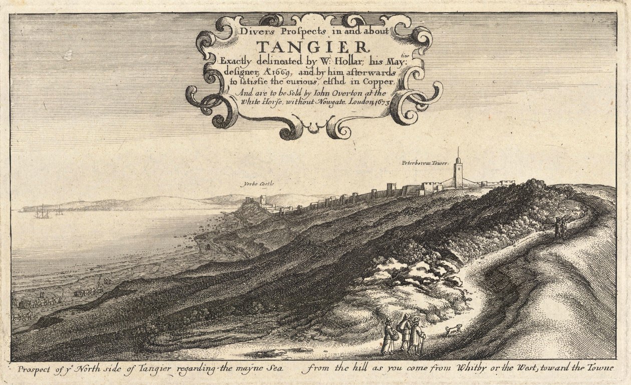 Tangier. Series title. State 1 by Wenceslaus Hollar