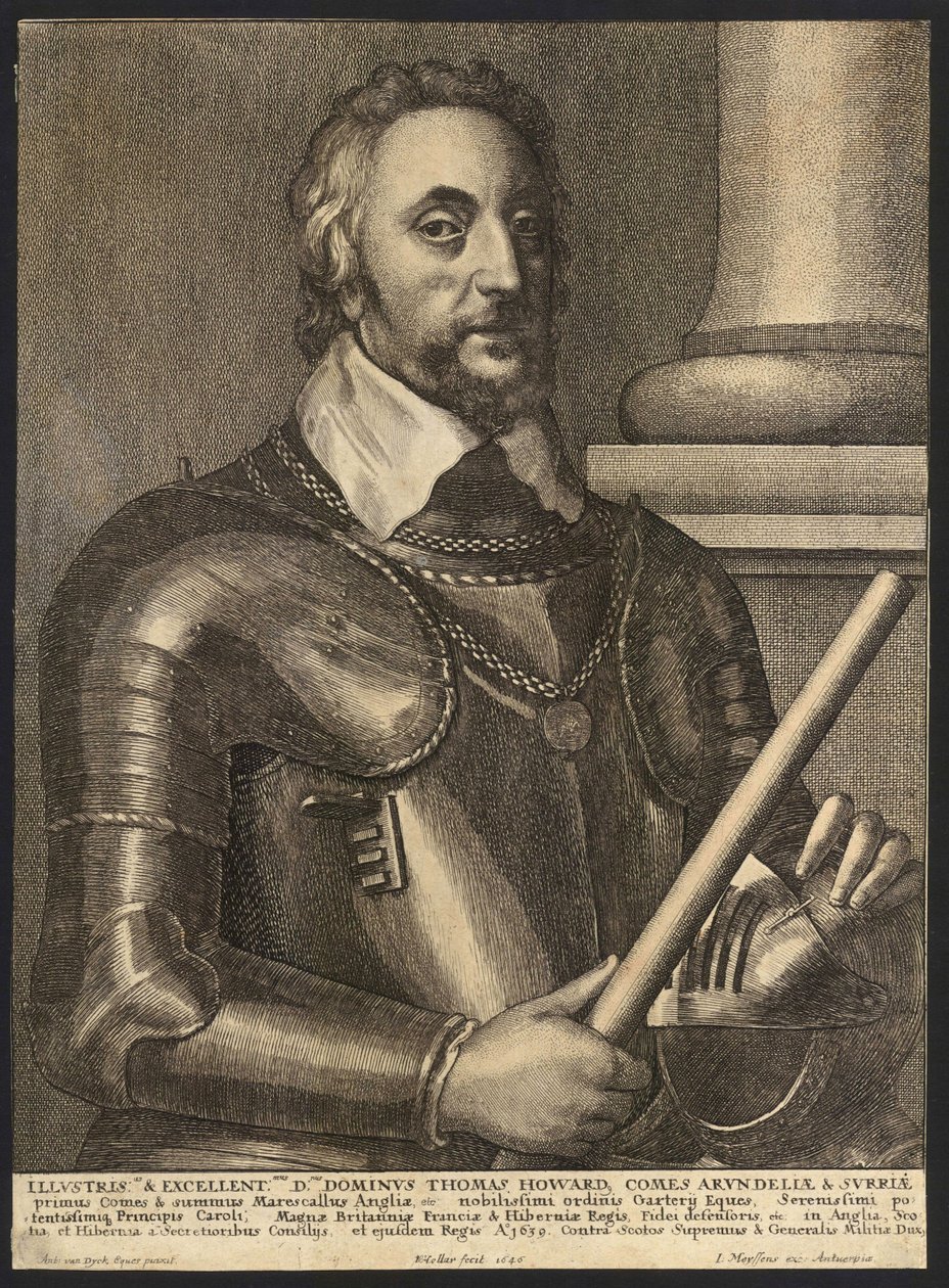 Thomas, Earl of Arundel. State 1 by Wenceslaus Hollar