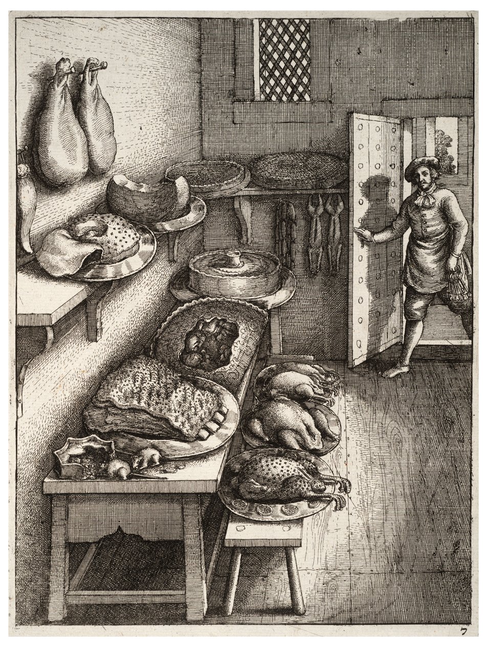Town and Country Mouse by Wenceslaus Hollar