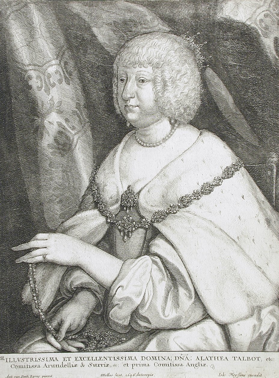 Althea Talbot, Lady Arundel by Wenceslaus Hollar