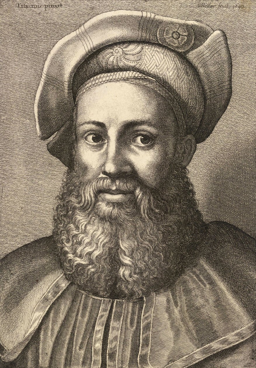 Aretino (State 2) by Wenceslaus Hollar