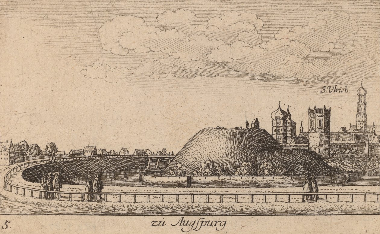 Augsburg, 1635 by Wenceslaus Hollar