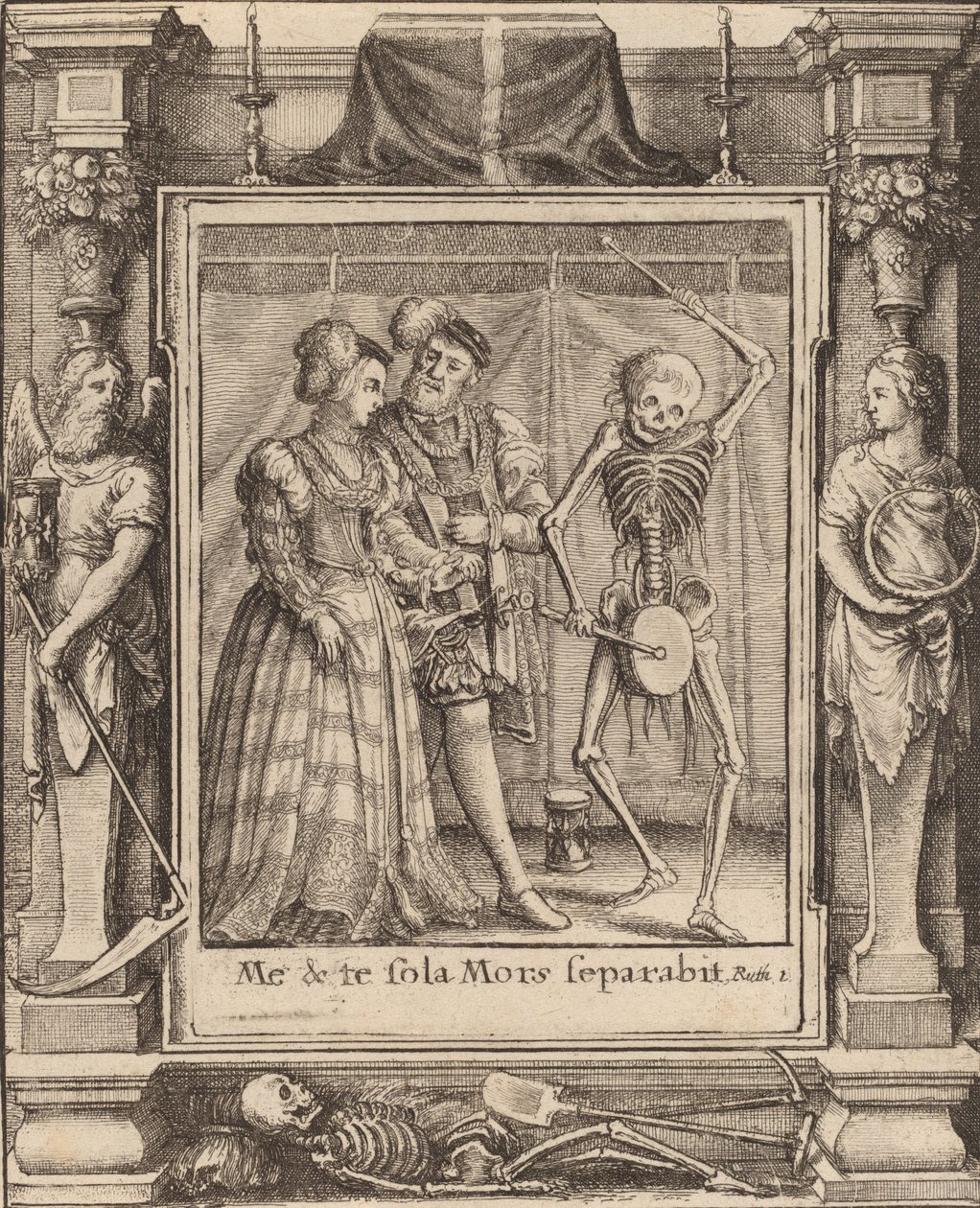 Bridal Pair, 1651 by Wenceslaus Hollar