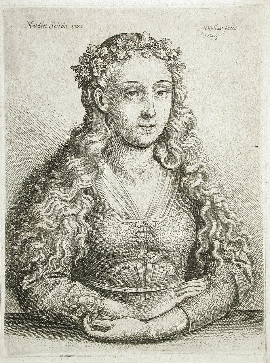 Bust of a Woman by Wenceslaus Hollar