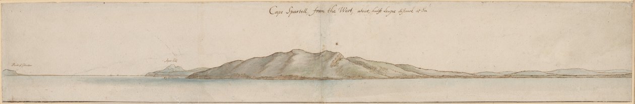 Cape Spartel from the West by Wenceslaus Hollar