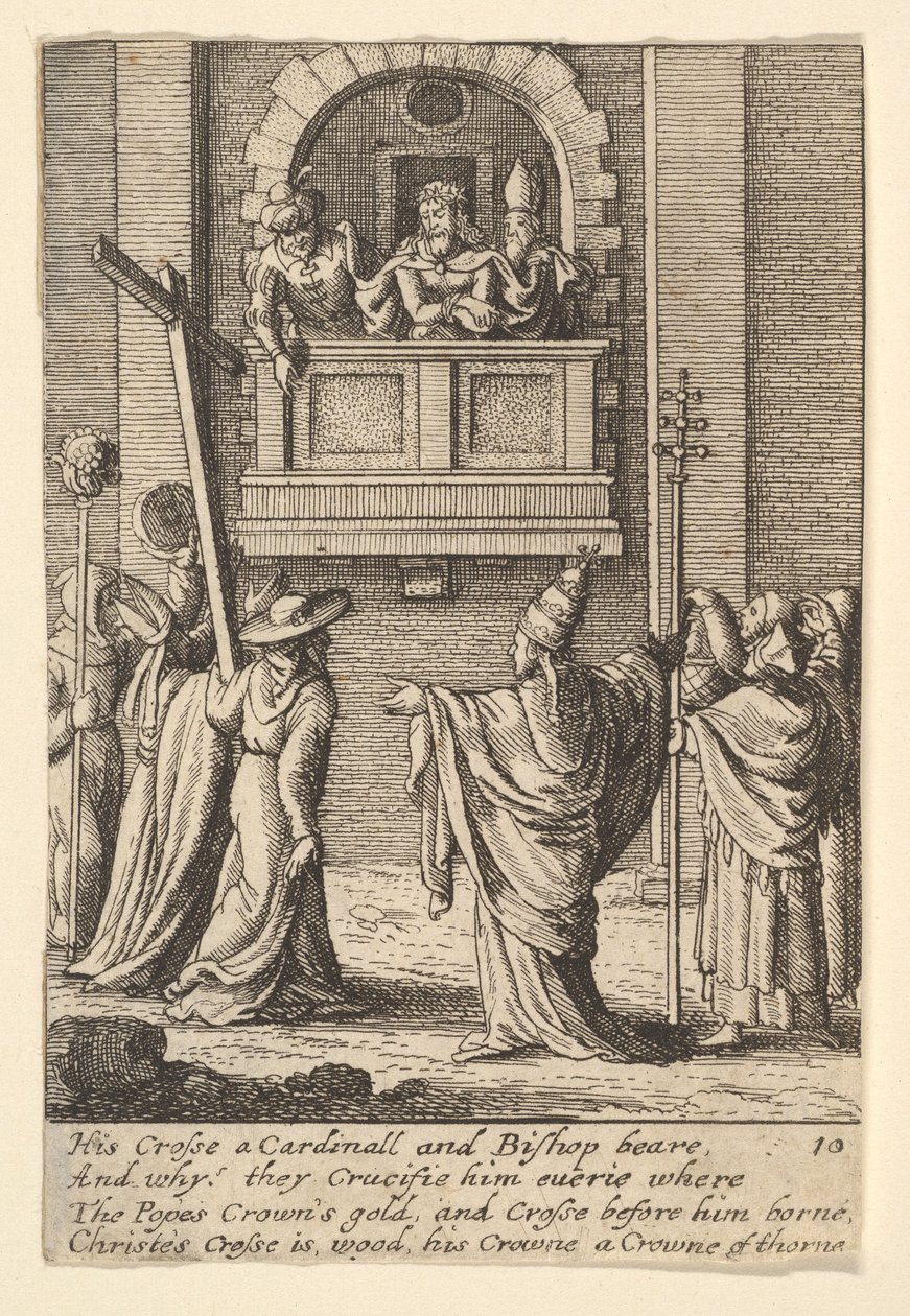 Ecce Homo, 1625-77 by Wenceslaus Hollar