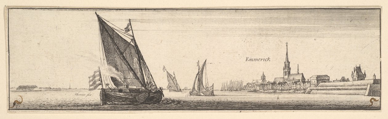 Emmerich by Wenceslaus Hollar