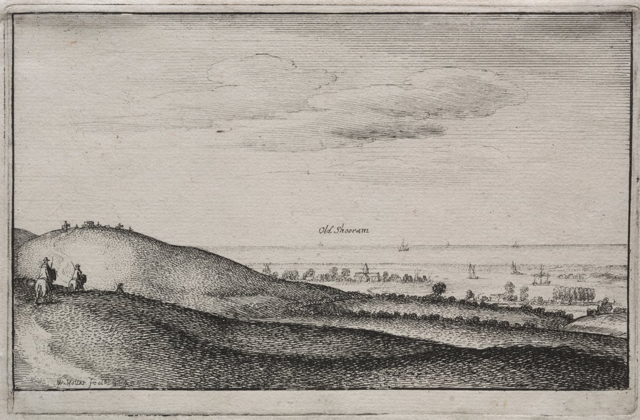 Old Shoreham by Wenceslaus Hollar