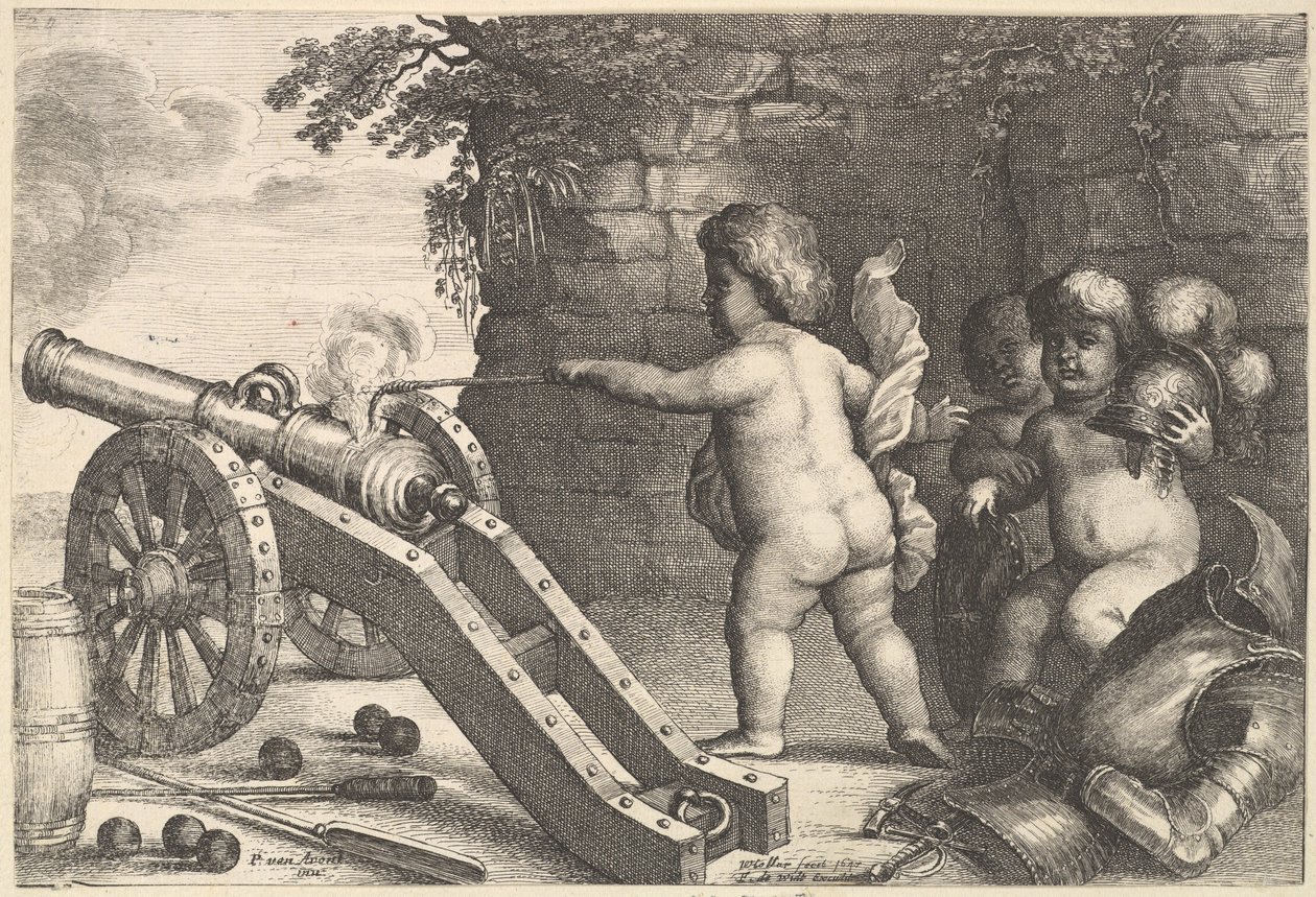 Fire The Four Elements by Wenceslaus Hollar