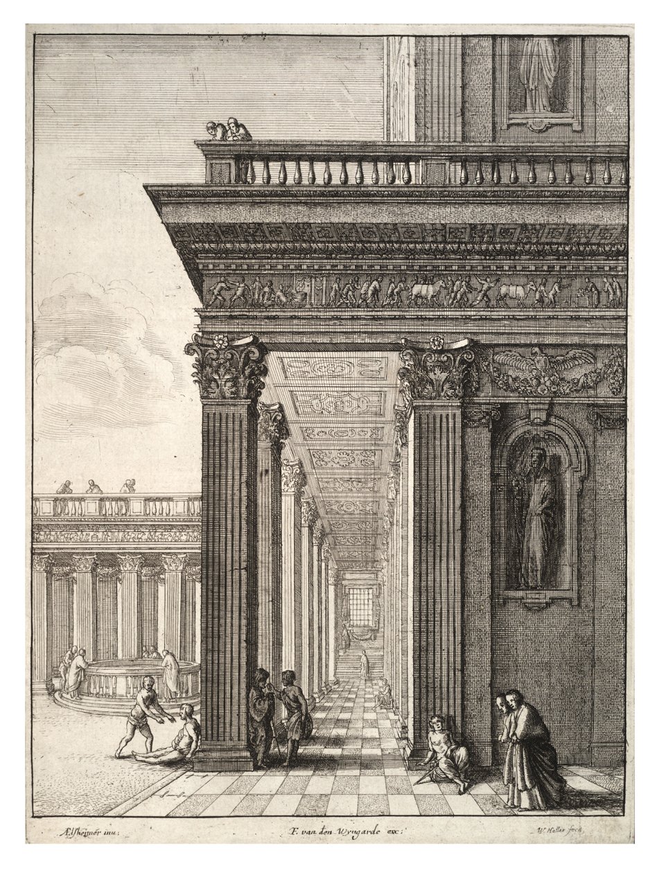 Healing of the Cripples by Wenceslaus Hollar