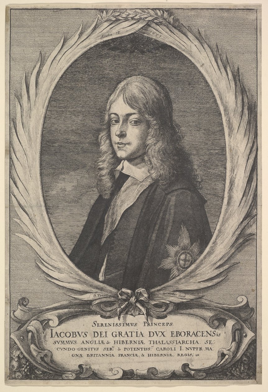 James, Duke of York by Wenceslaus Hollar