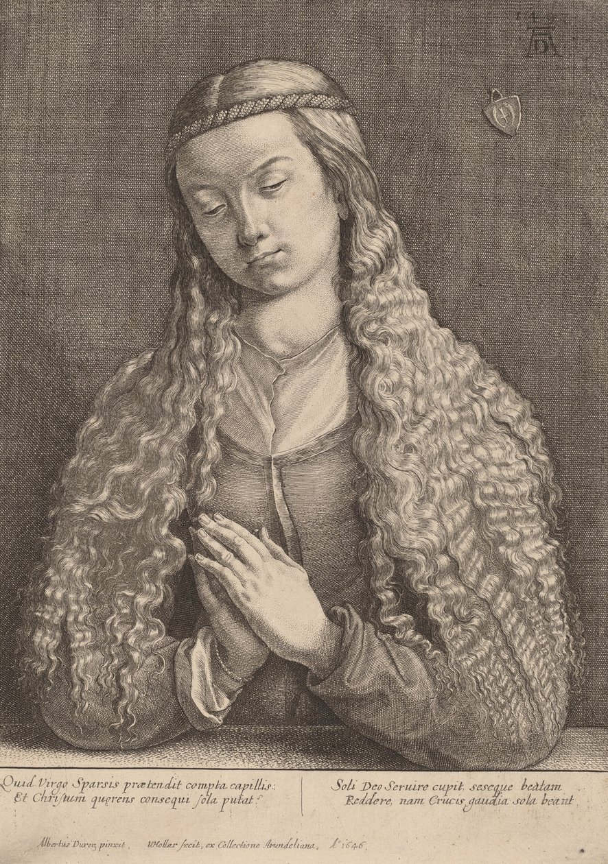 Katharine Furlegerin by Wenceslaus Hollar