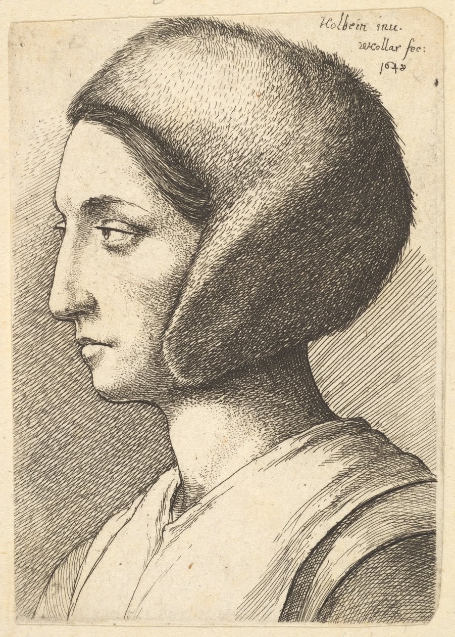 Margaret Giggs, 1648 by Wenceslaus Hollar