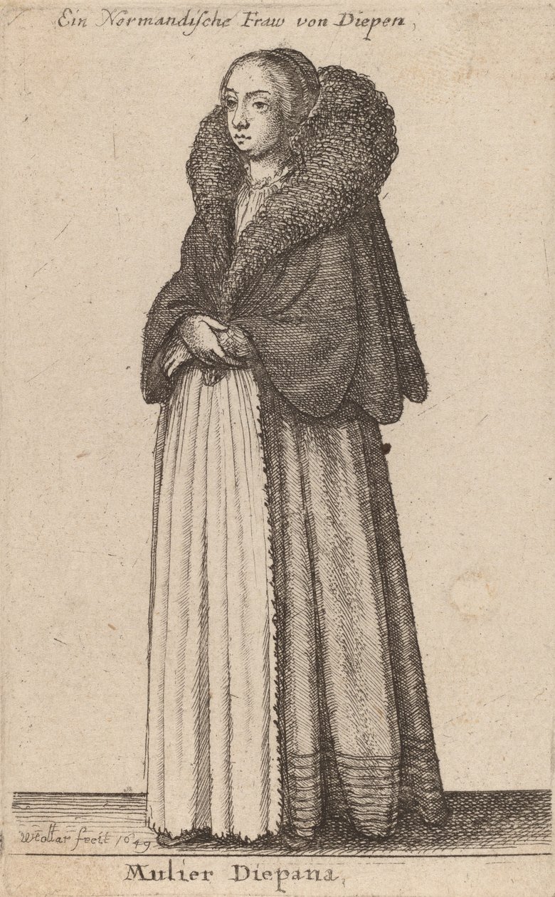 Mulier Diepana by Wenceslaus Hollar