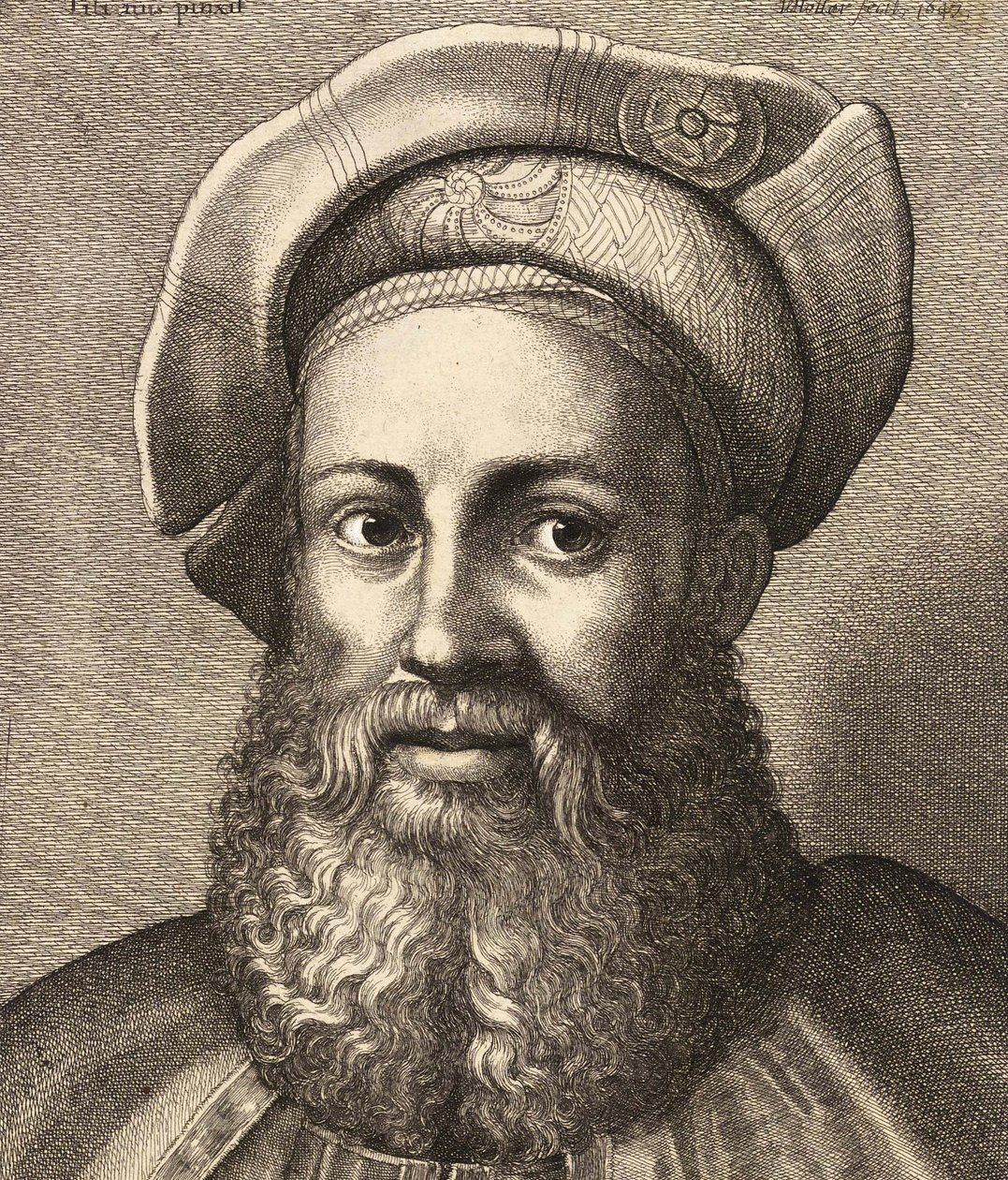 Portrait of Pietro Aretino, c.1670 by Wenceslaus Hollar