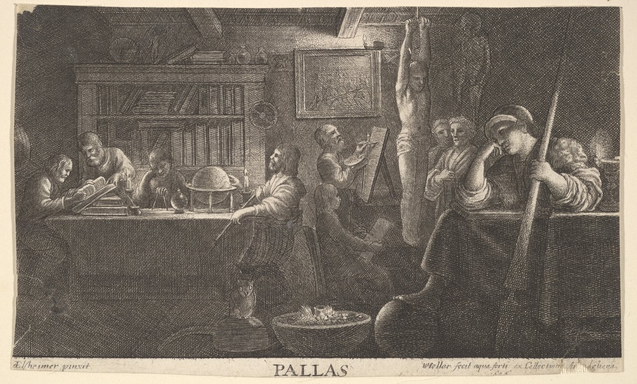 Realm of Pallas by Wenceslaus Hollar