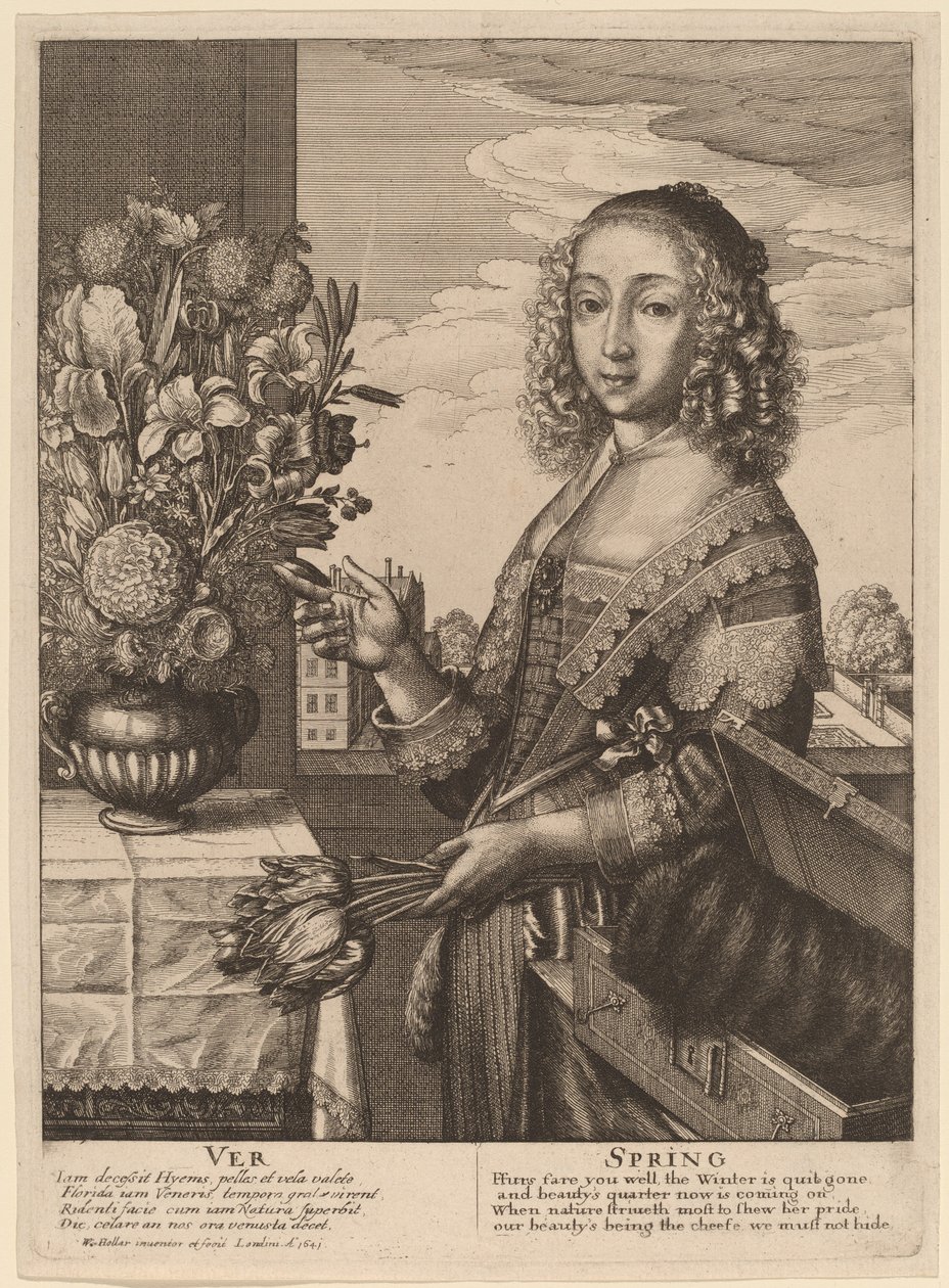 Spring by Wenceslaus Hollar
