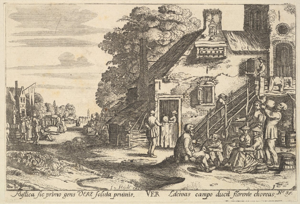 Spring by Wenceslaus Hollar