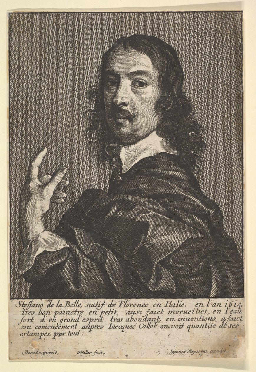 Stefano della Bella by Wenceslaus Hollar