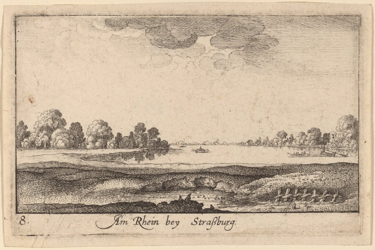 Strasbourg: The Toll House by Wenceslaus Hollar