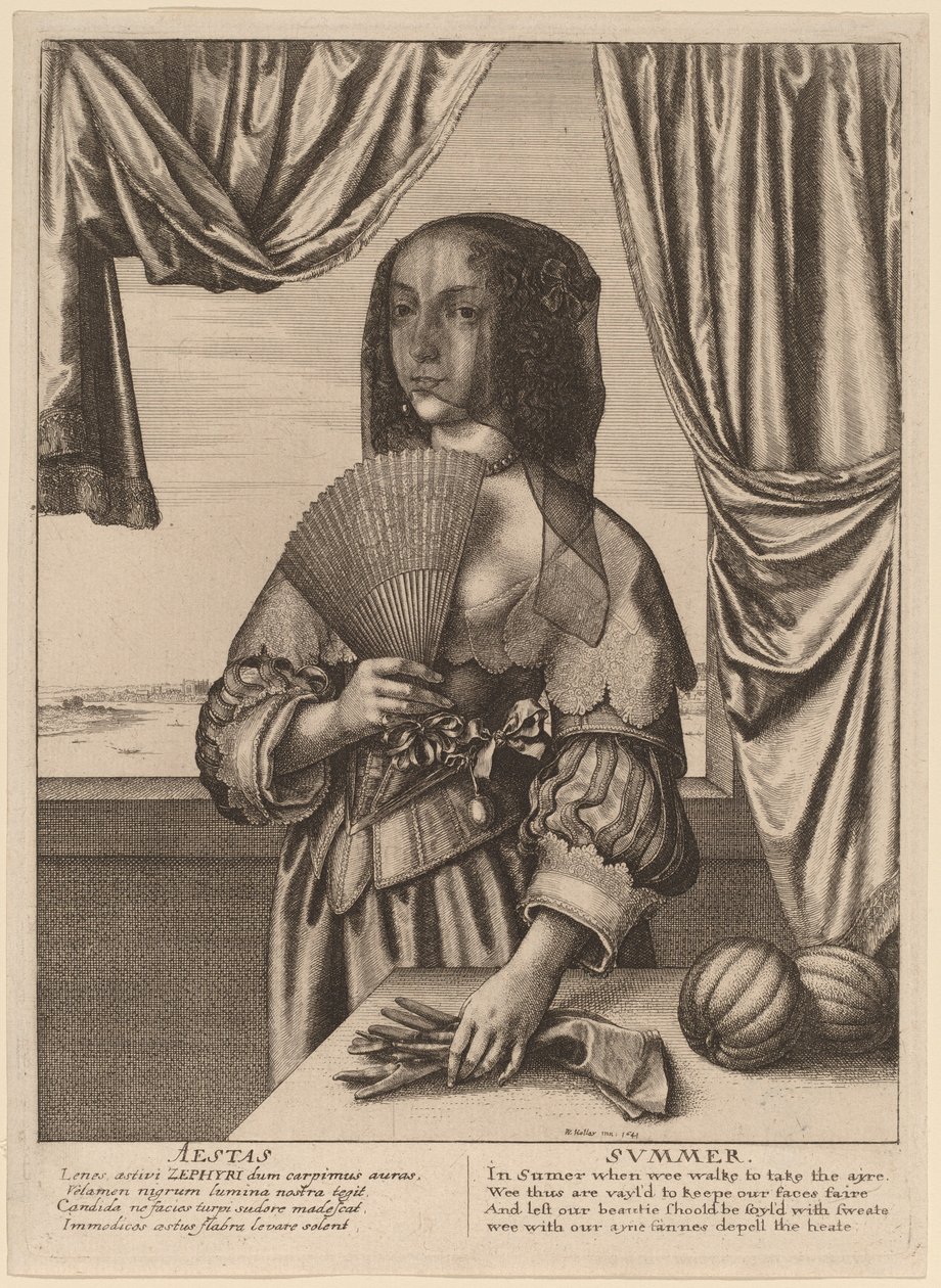 Summer by Wenceslaus Hollar