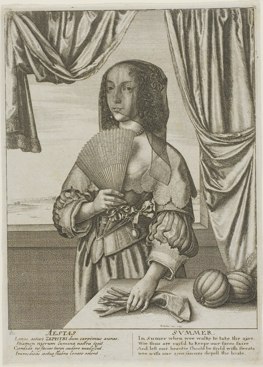 Summer by Wenceslaus Hollar