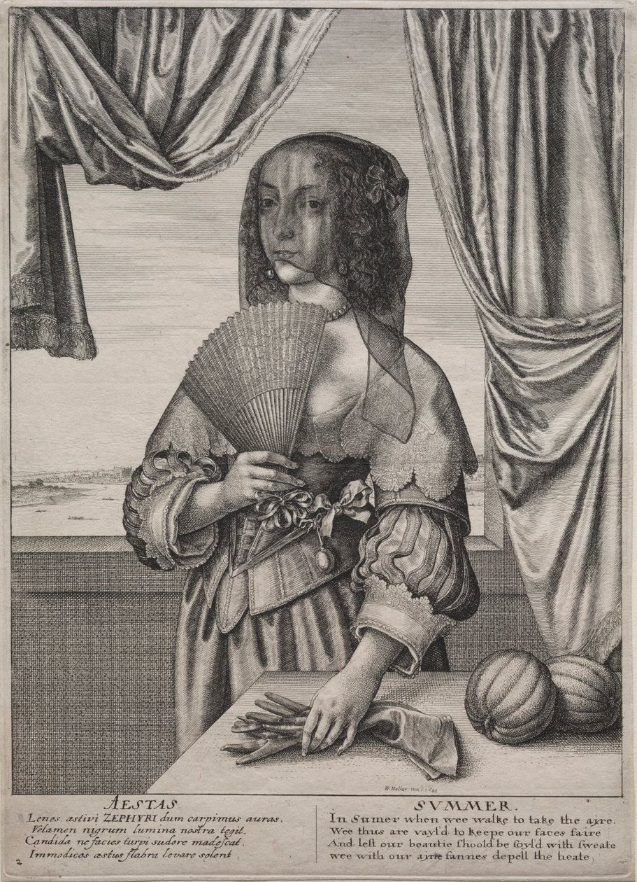 The Four Seasons: Summer, 1641 by Wenceslaus Hollar