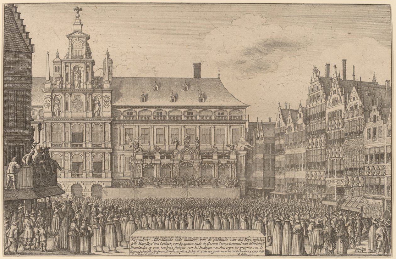 The Peace of Munster by Wenceslaus Hollar